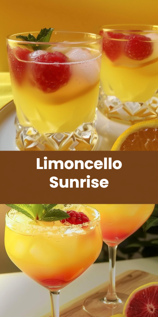 Limoncello Sunrise