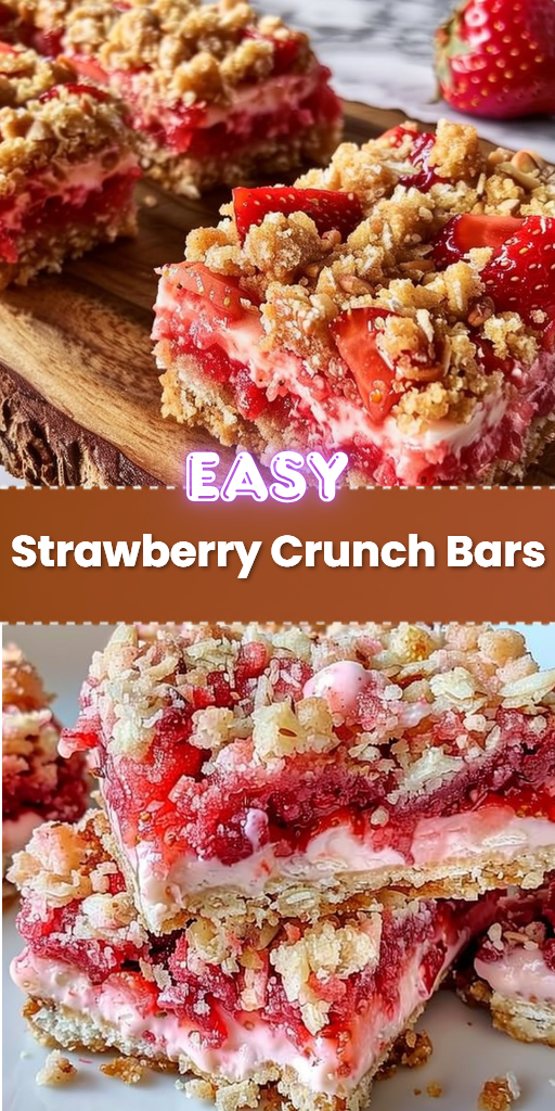 Strawberry Crunch Bars