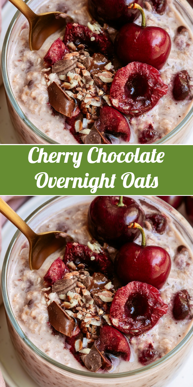 Cherry Chocolate Overnight Oats