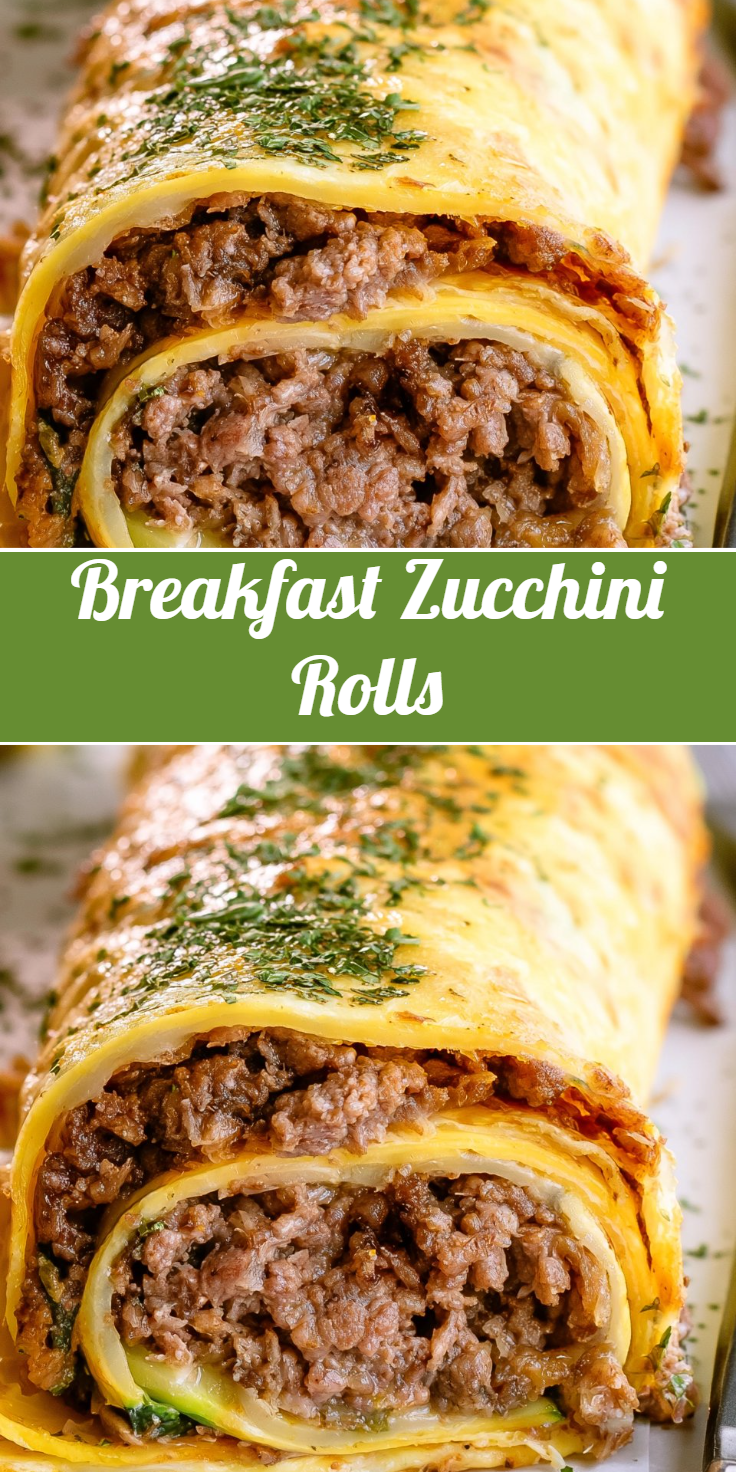 Breakfast Zucchini Rolls