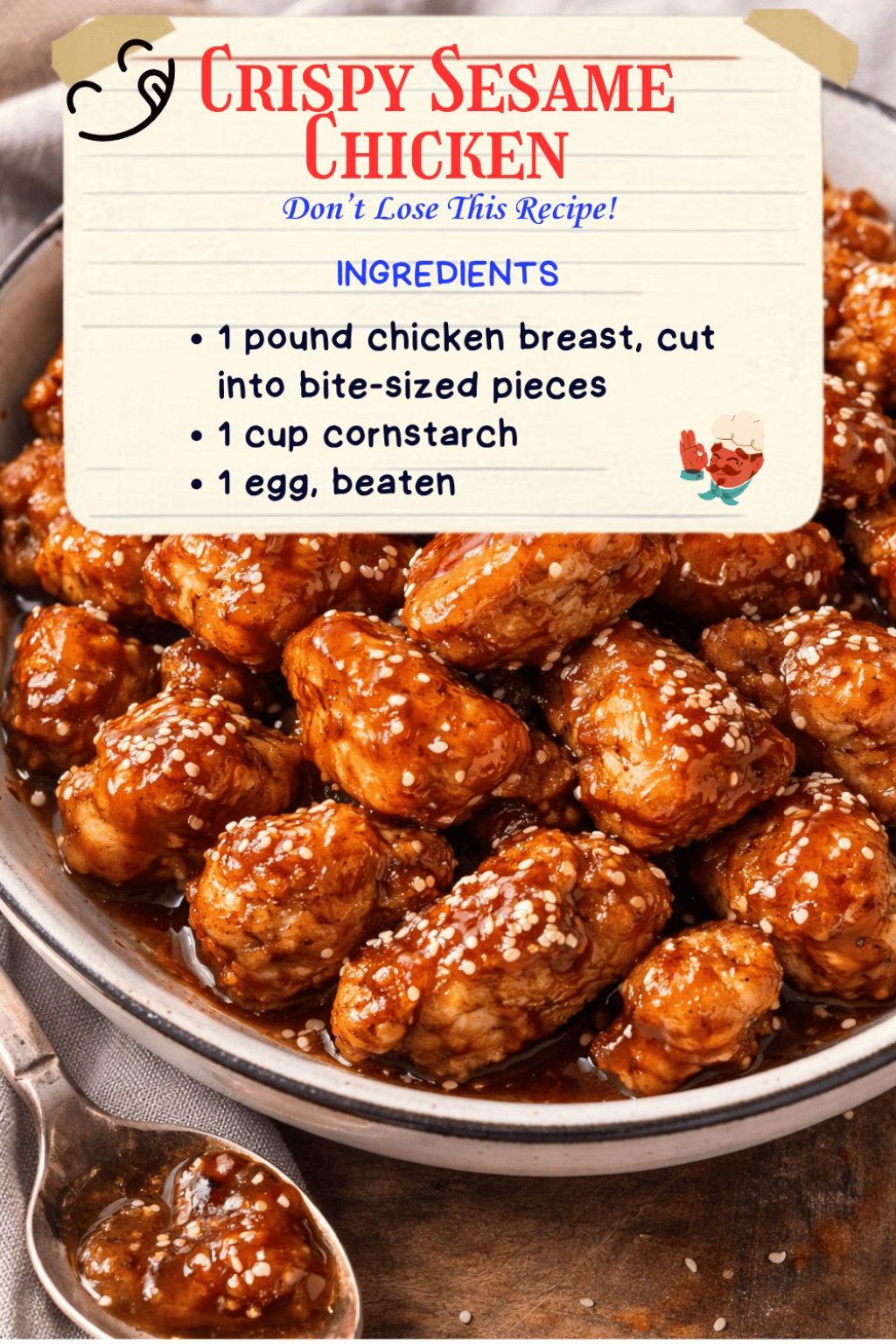 Crispy Sesame Chicken