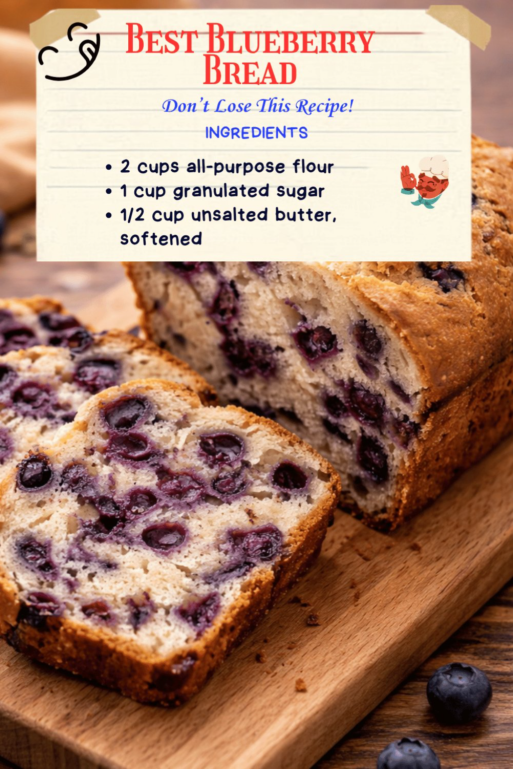Best Blueberry Bread