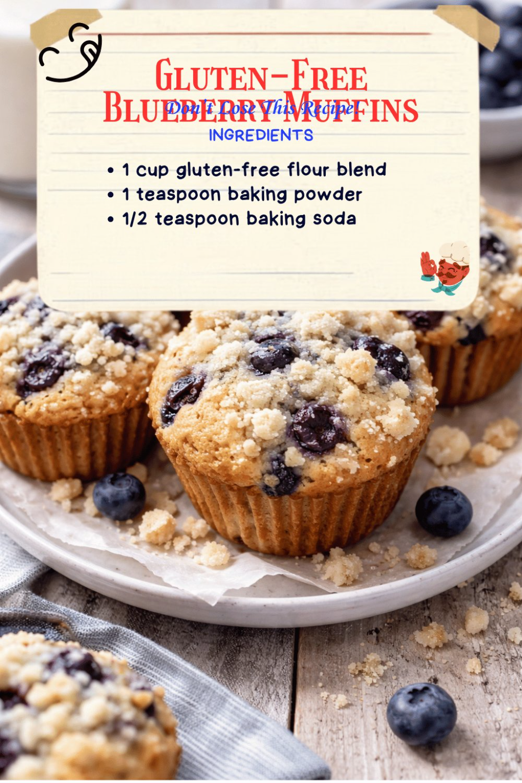 Gluten-Free Blueberry Muffins