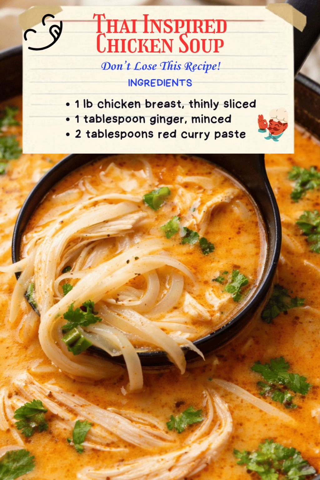 Thai Inspired Chicken Soup