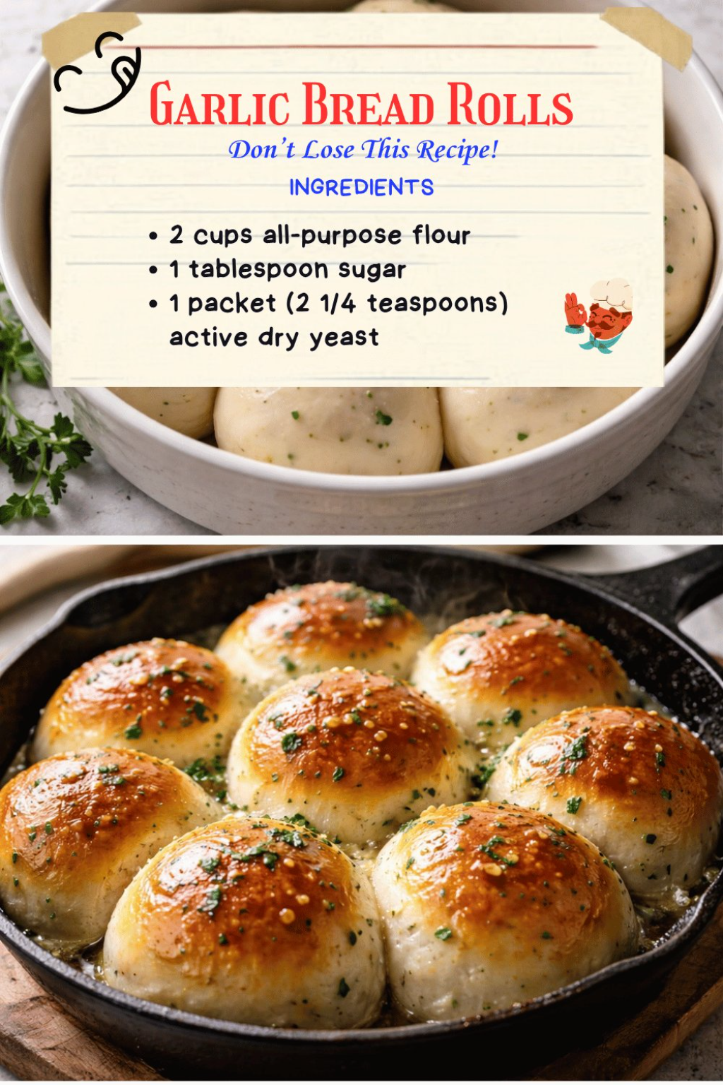 Garlic Bread Rolls