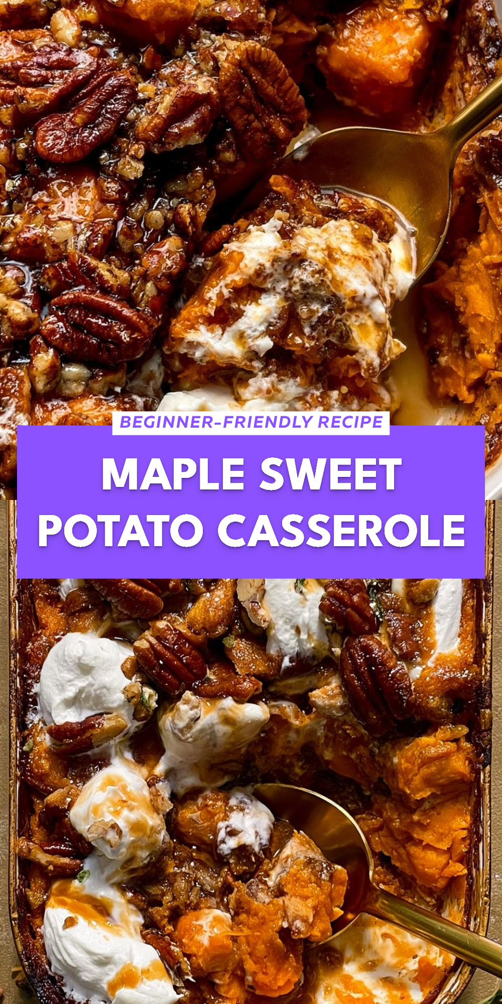 Maple Sweet Potato Casserole