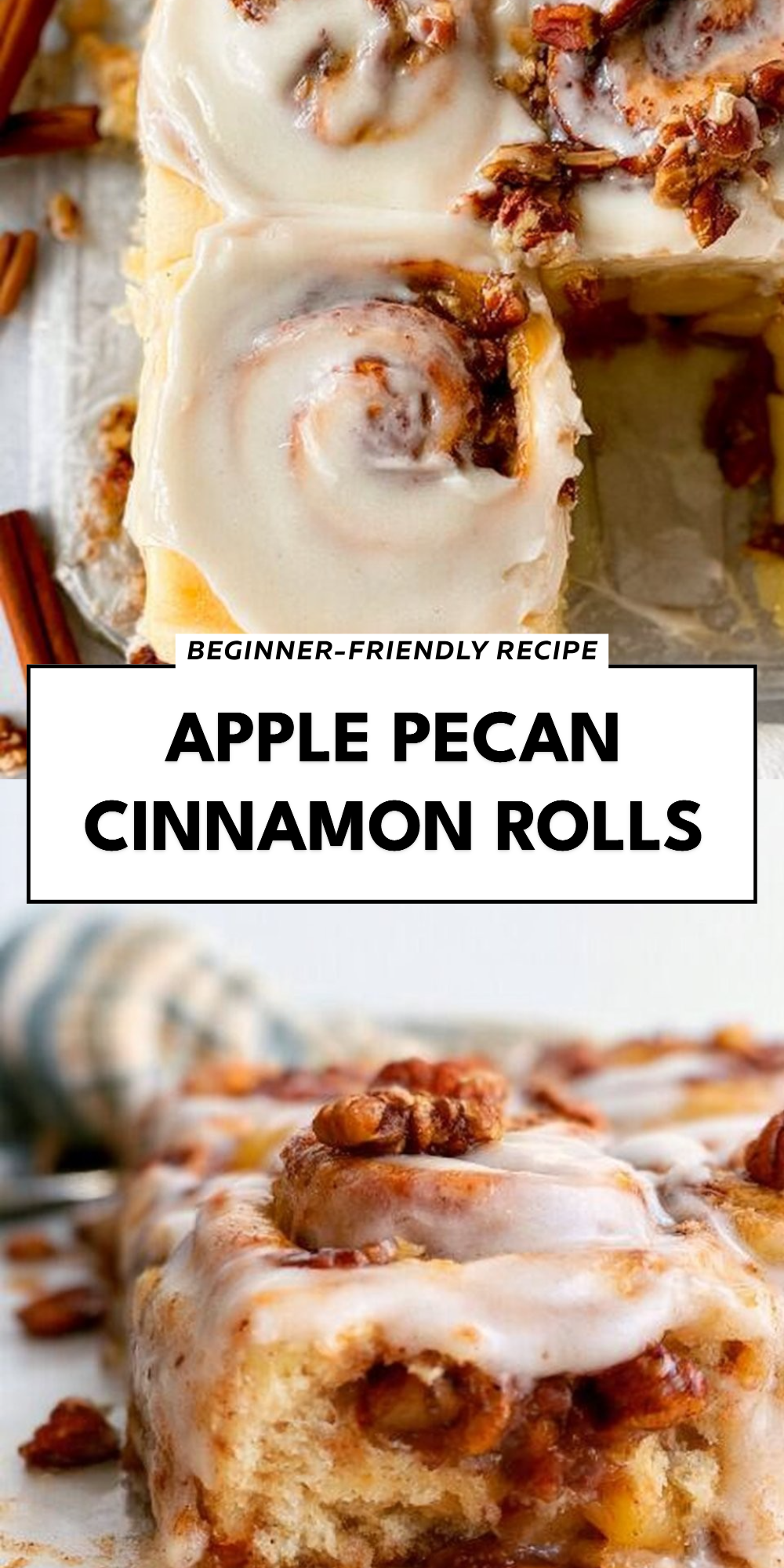 Apple Pecan Cinnamon Rolls