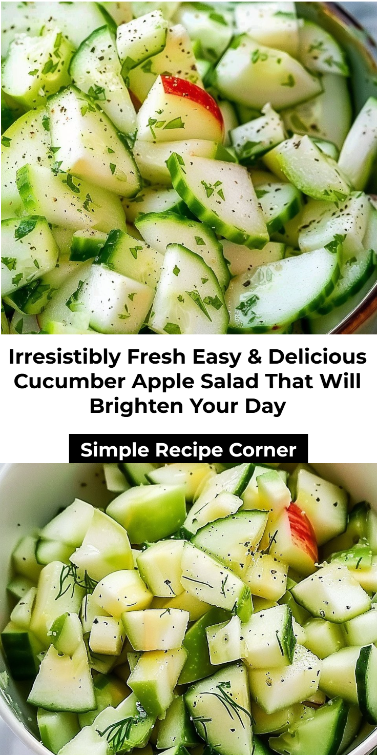 Cucumber Apple Salad: Easy and Delicious