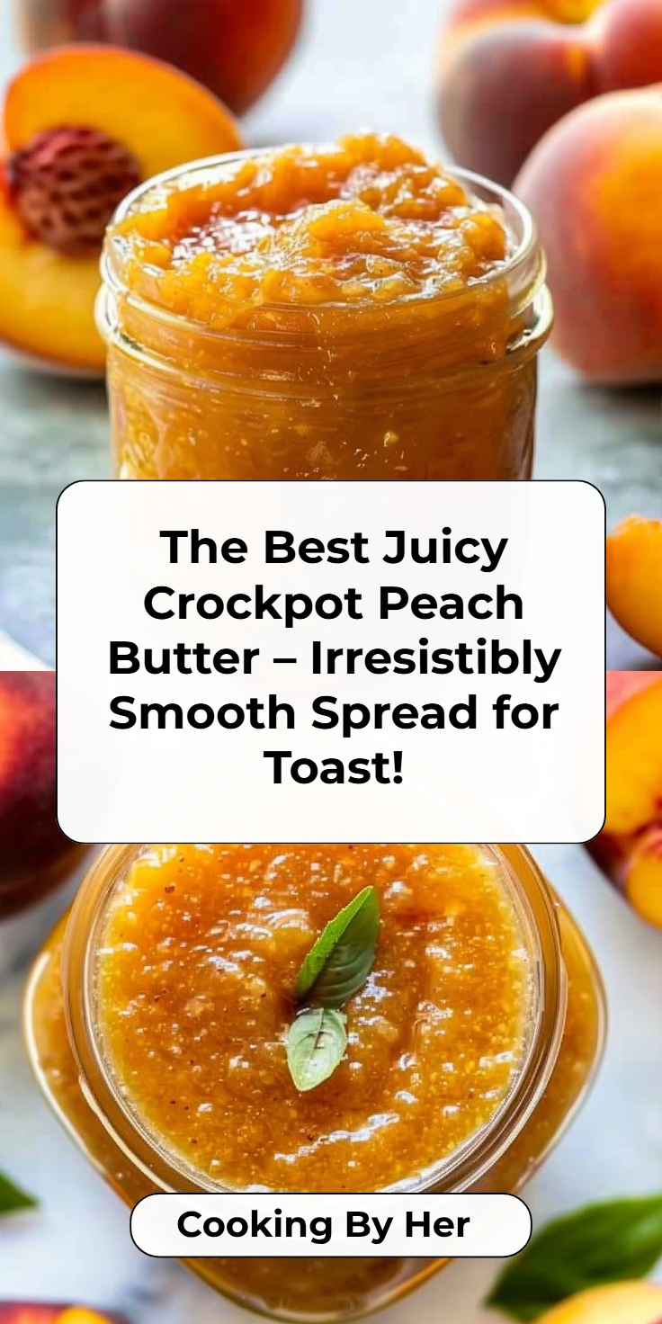Best Crockpot Peach Butter Recipe for Toast