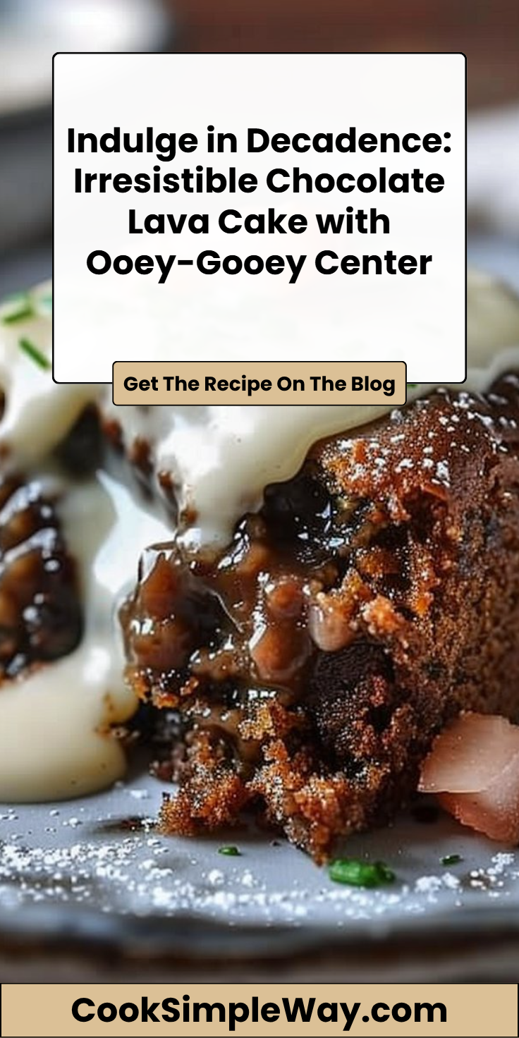 Chocolate Lava Cake Ultimate: 20-Minute Decadent Molten Center