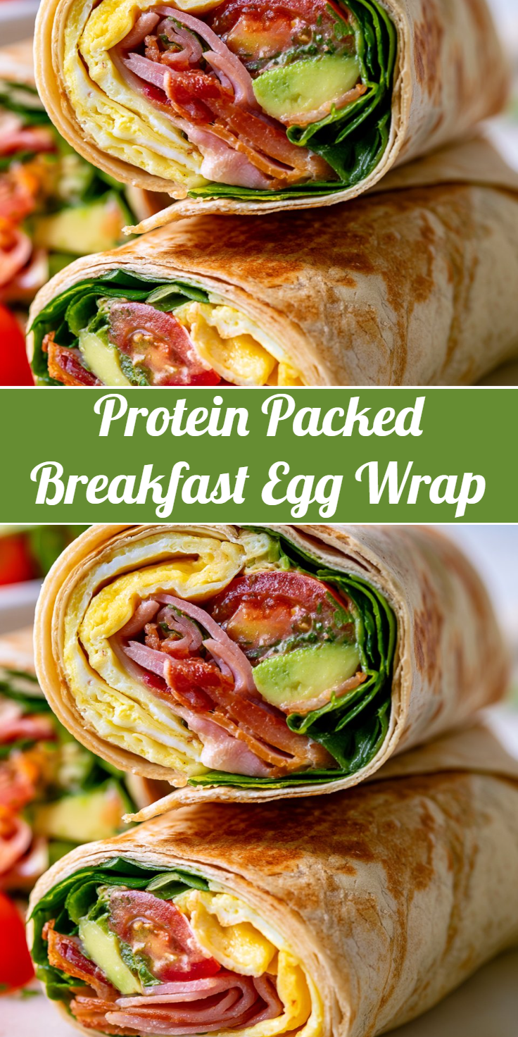 Protein Packed Breakfast Egg Wrap