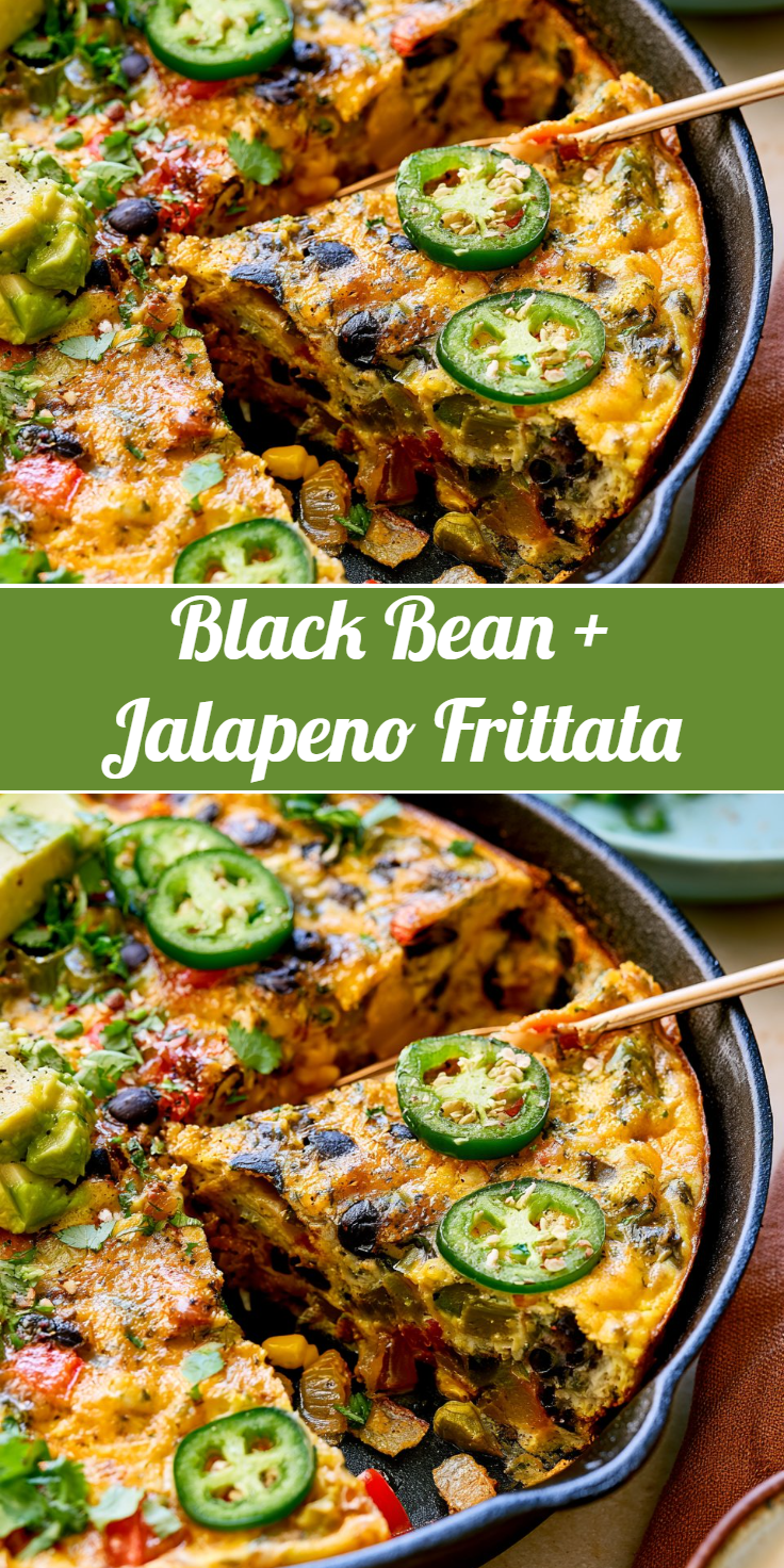 Black Bean + Jalapeno Frittata