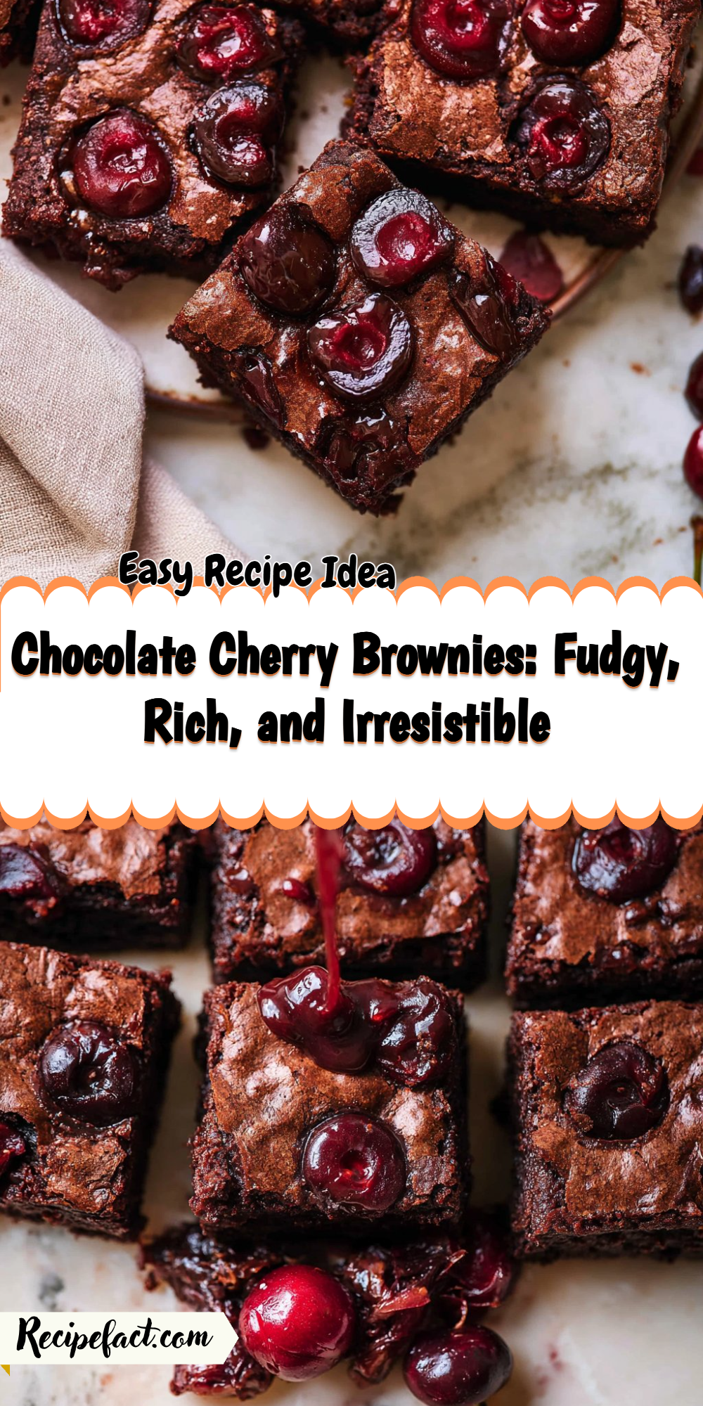 Chocolate Cherry Brownies: Fudgy, Rich, and Irresistible