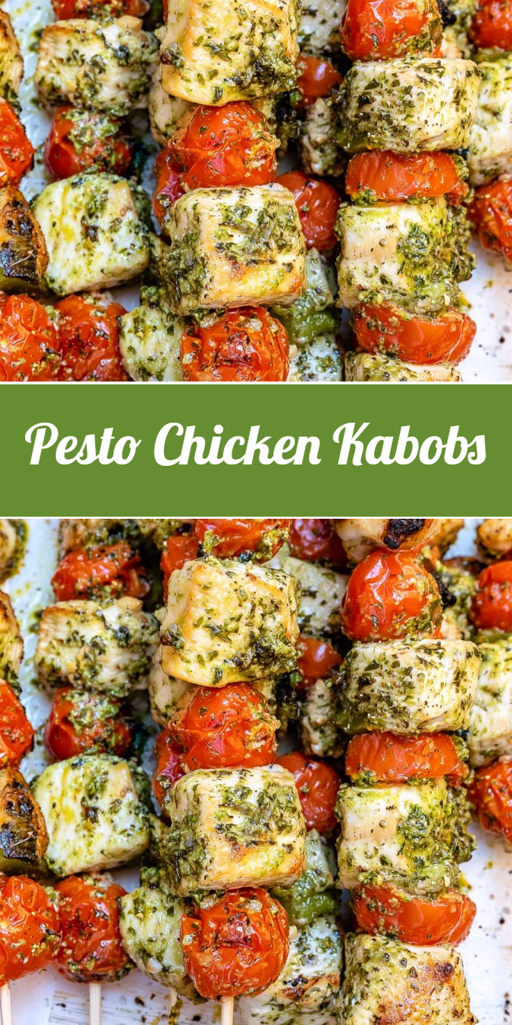 Pesto Chicken Kabobs