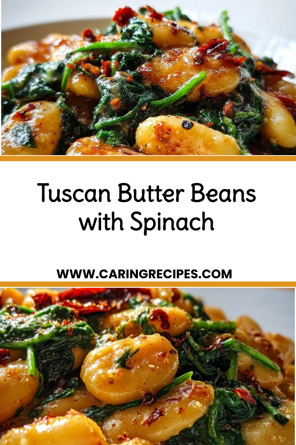 Tuscan Butter Beans with Spinach