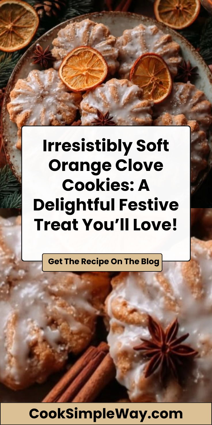 Orange Clove Cookies