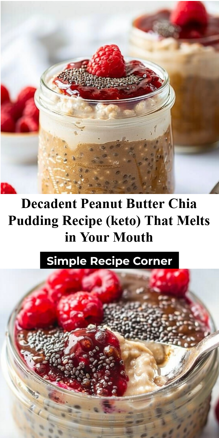 Keto Peanut Butter Chia Pudding Recipe