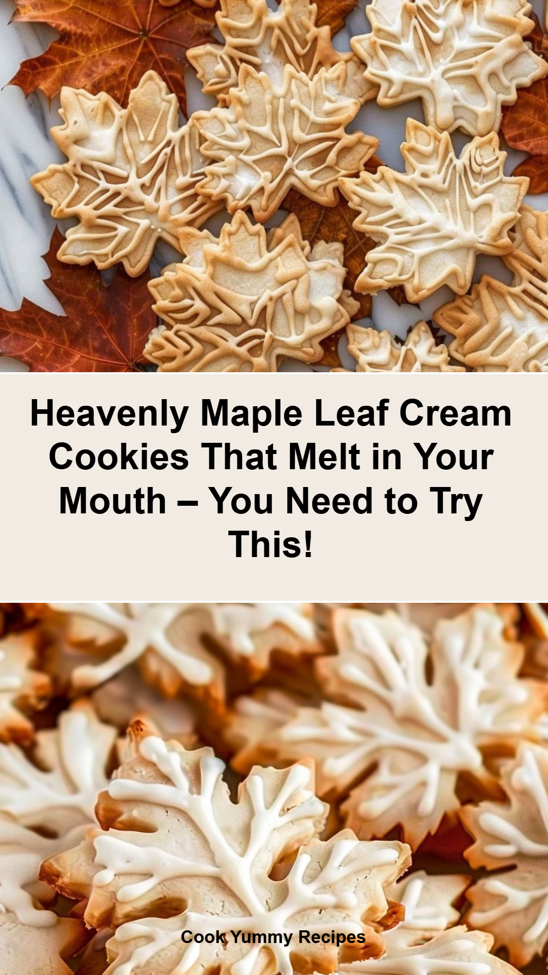 Maple Leaf Cream-Filled Cookies