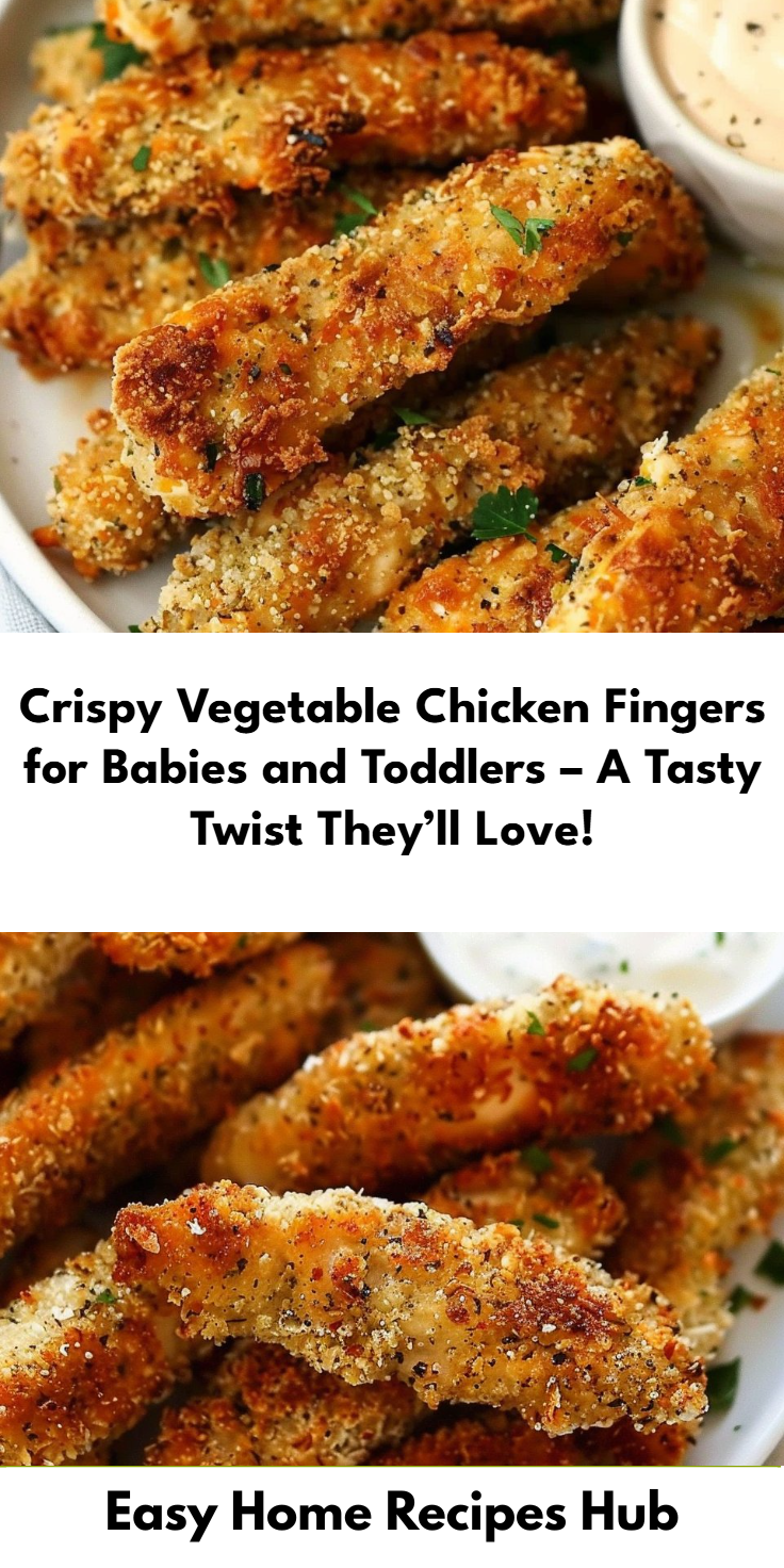 Vegetable Chicken Fingers for Infants and Toddlers