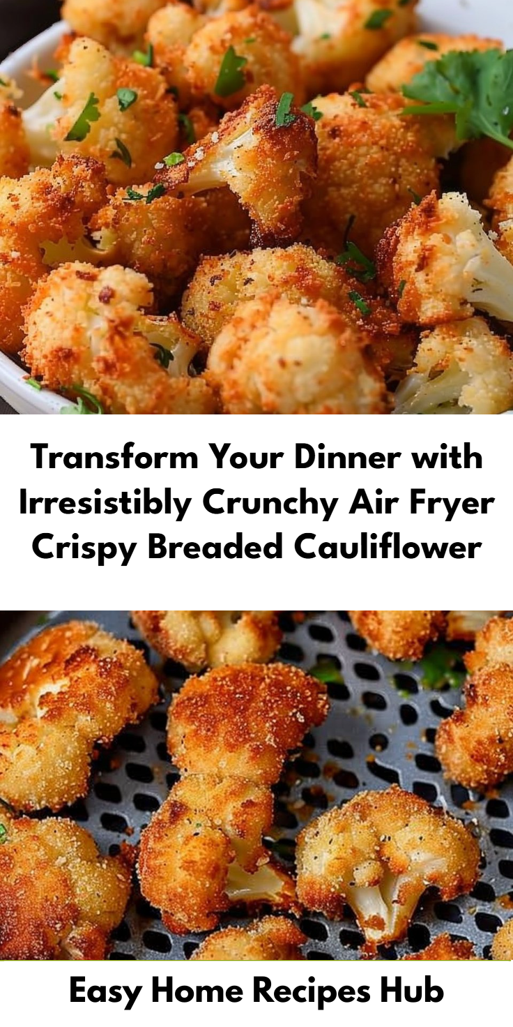 Air Fryer Crispy Breaded Cauliflower Recipe