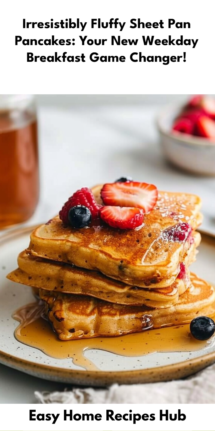 Sheet Pan Pancakes Recipe
