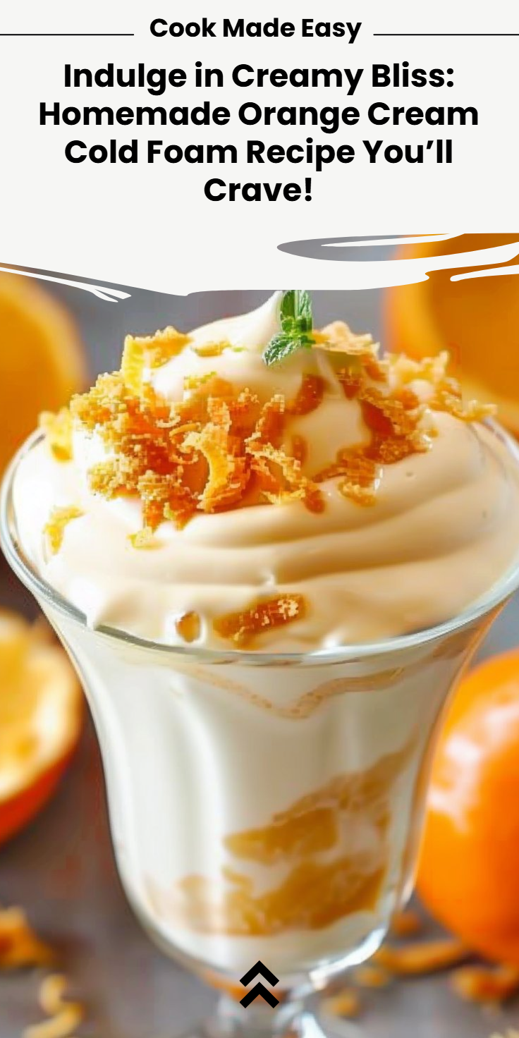 Orange Cream Cold Foam