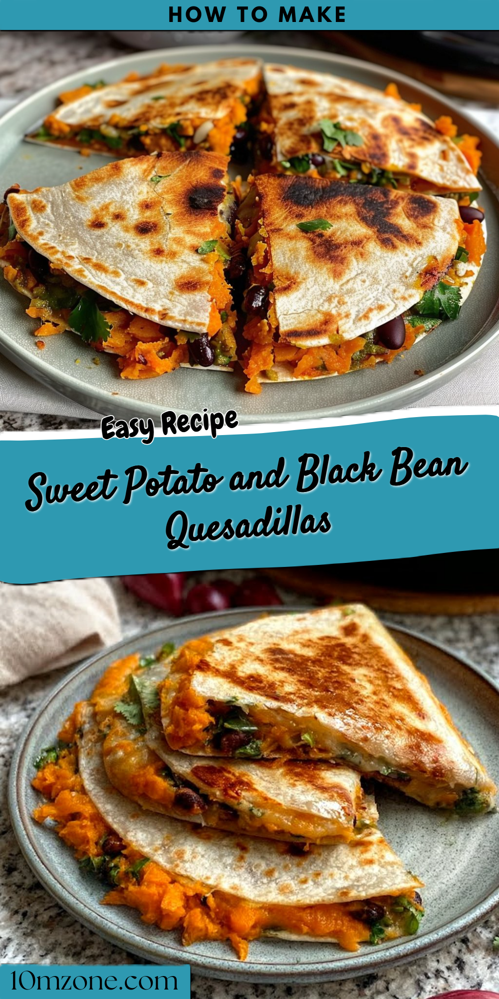 Sweet Potato and Black Bean Quesadillas