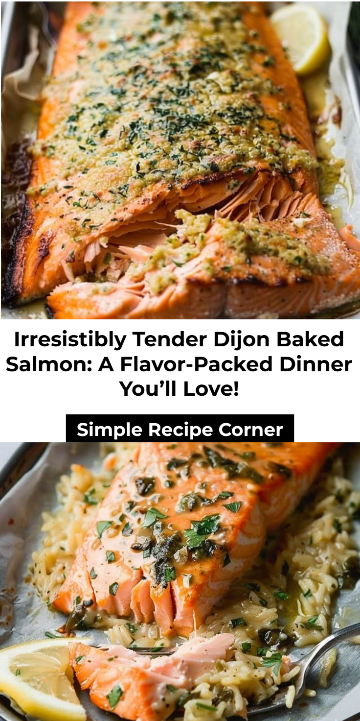 Dijon Baked Salmon Recipe