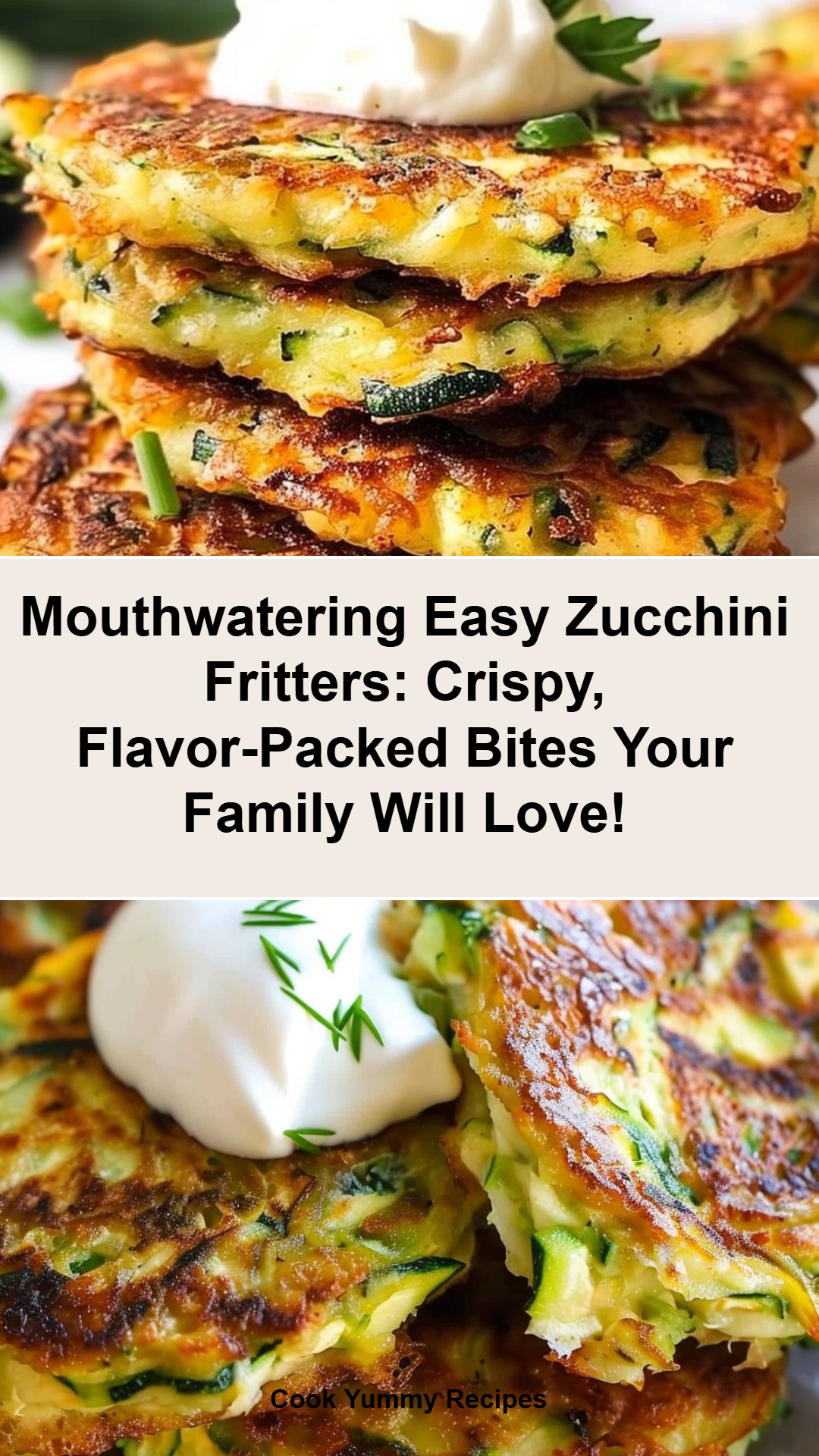 Easy Zucchini Fritters Recipe