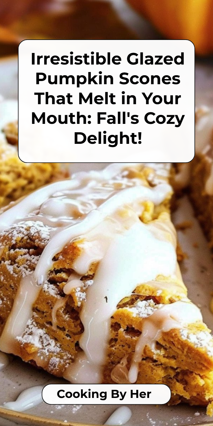 Glazed Pumpkin Scones