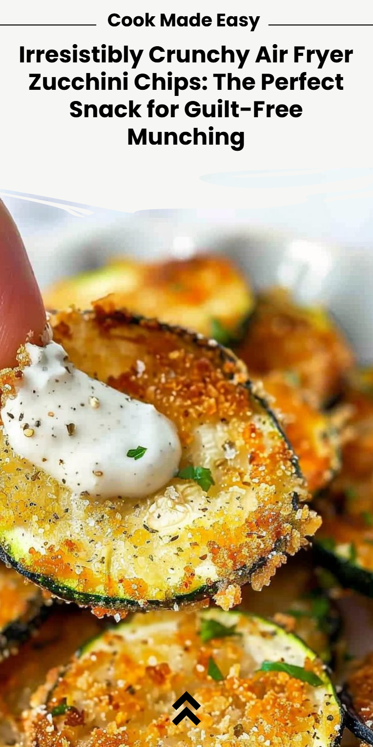 Crispy Air Fryer Zucchini Chips