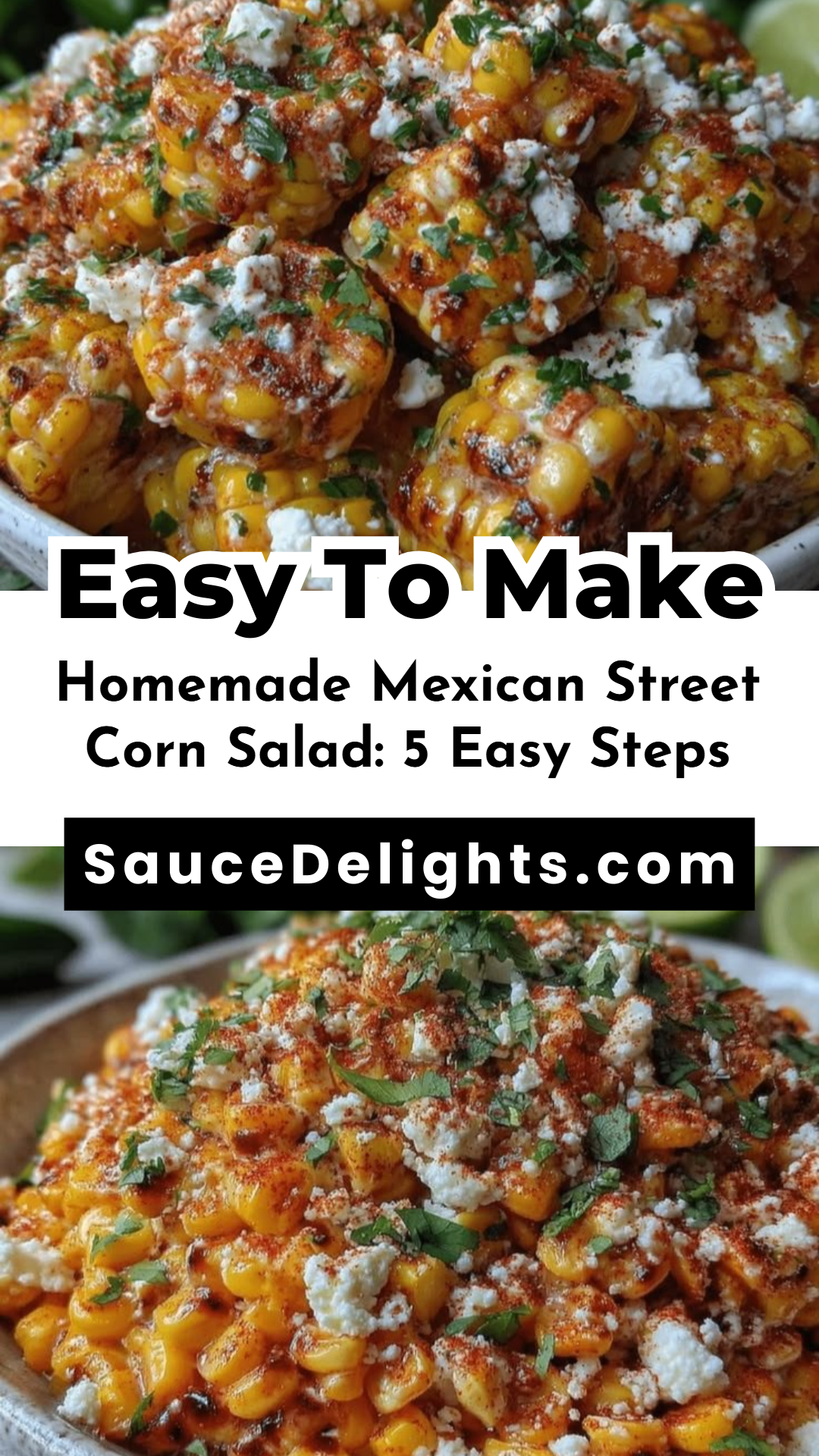 Homemade Mexican Street Corn Salad: 5 Easy Steps