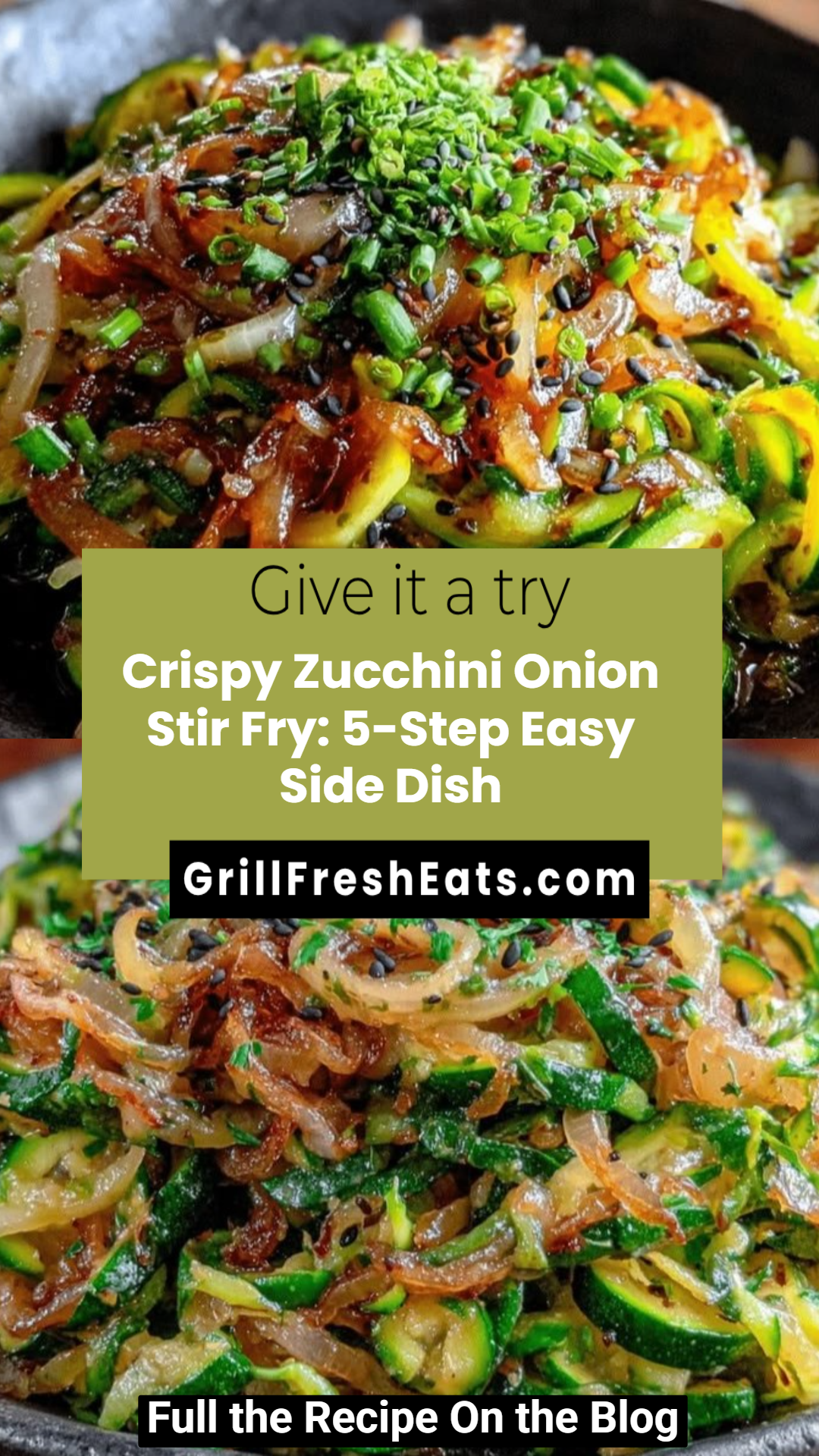 Crispy Zucchini Onion Stir Fry: 5-Step Easy Side Dish 1 Crispy Zucchini Onion Stir Fry: 5-Step Easy Side Dish