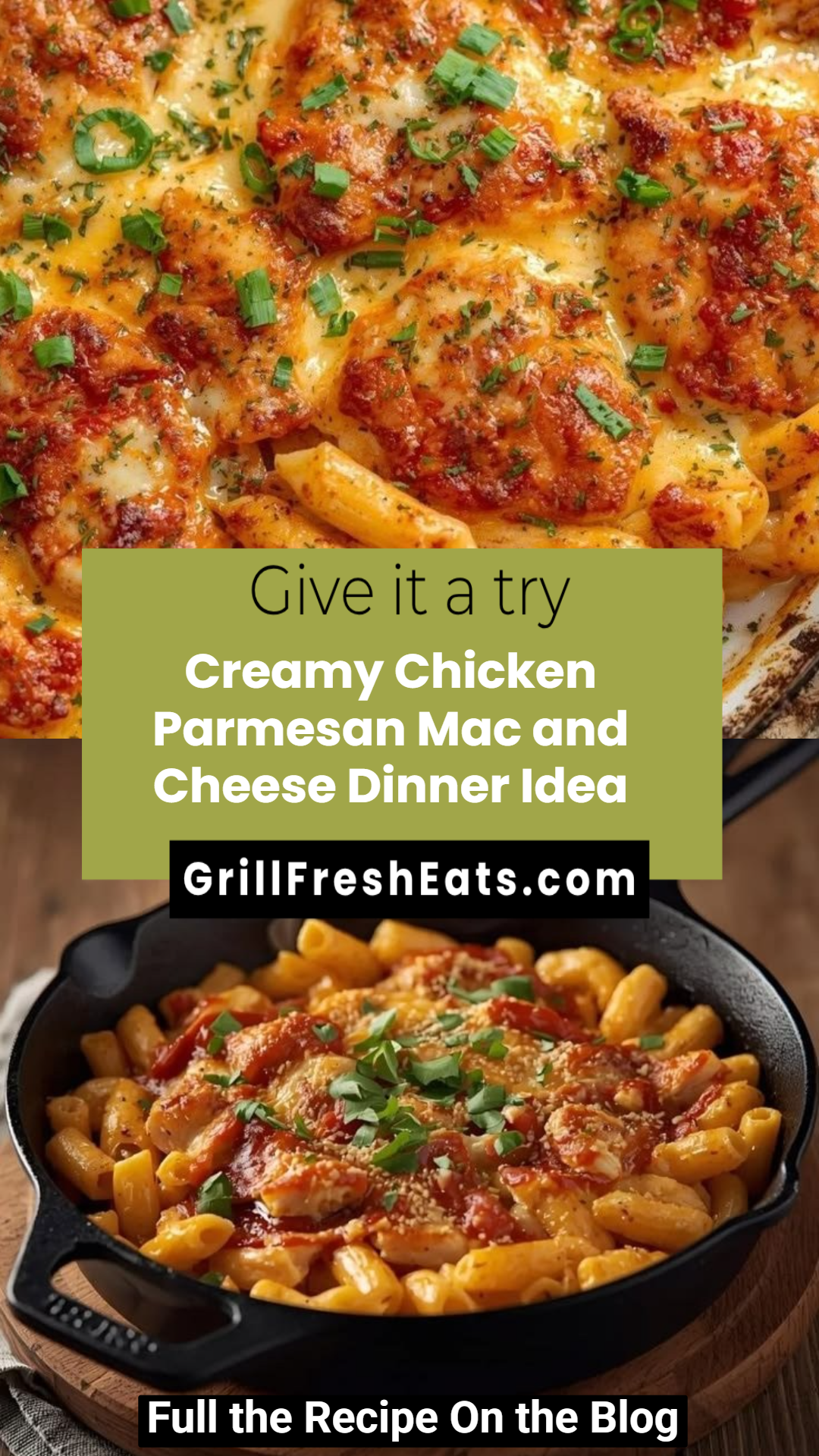 Creamy Chicken Parmesan Mac and Cheese Dinner Idea 1 Creamy Chicken Parmesan Mac and Cheese Dinner Idea