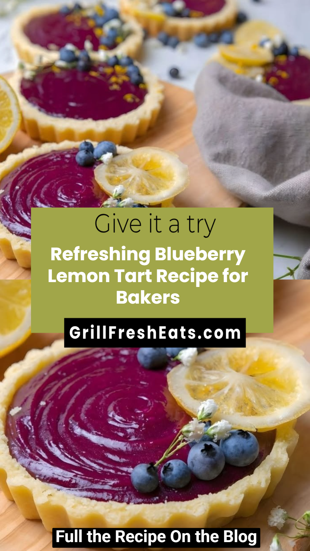 Refreshing Blueberry Lemon Tart Recipe for Bakers 1 Refreshing Blueberry Lemon Tart Recipe for Bakers