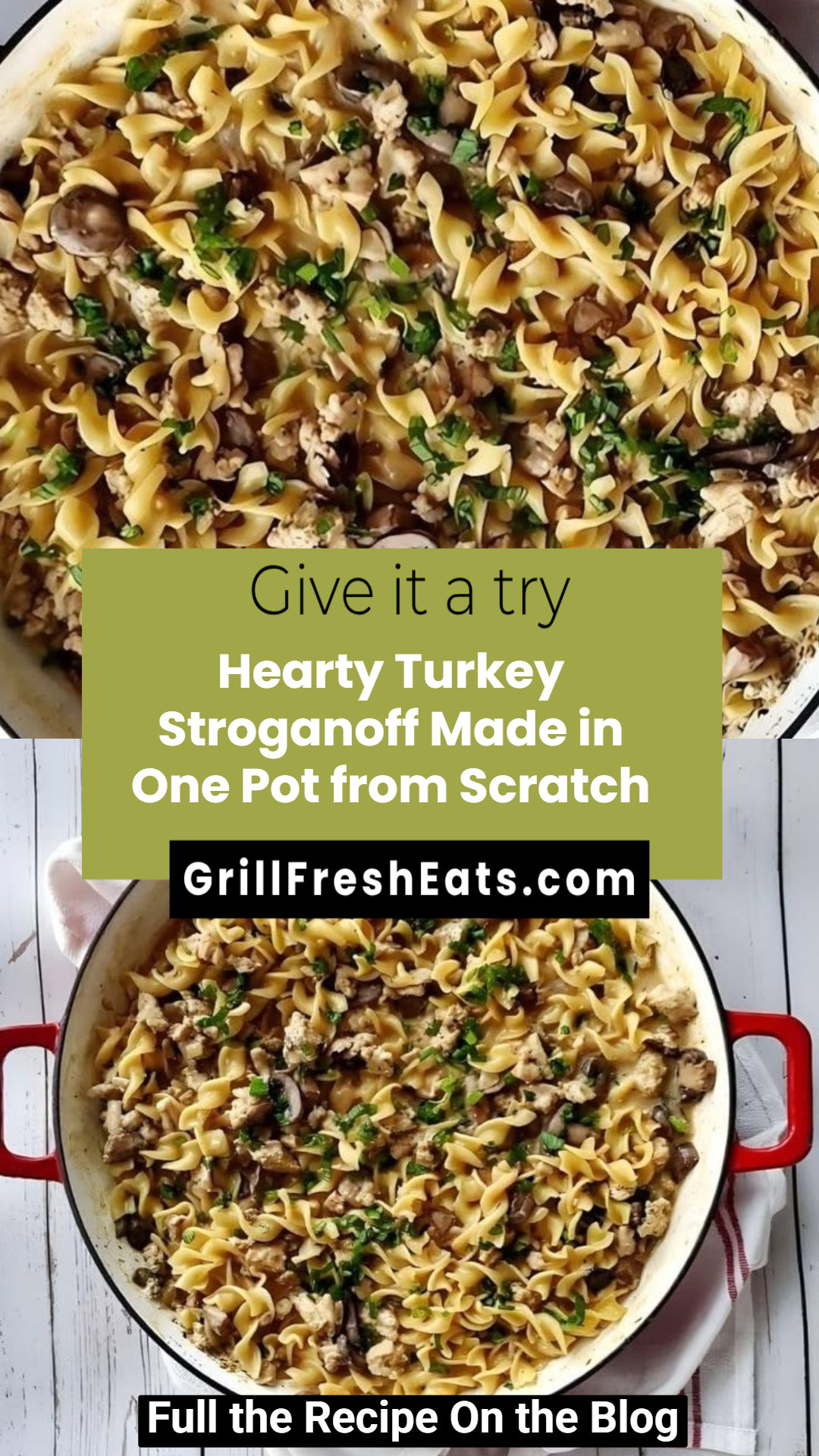 Hearty Turkey Stroganoff Made in One Pot from Scratch