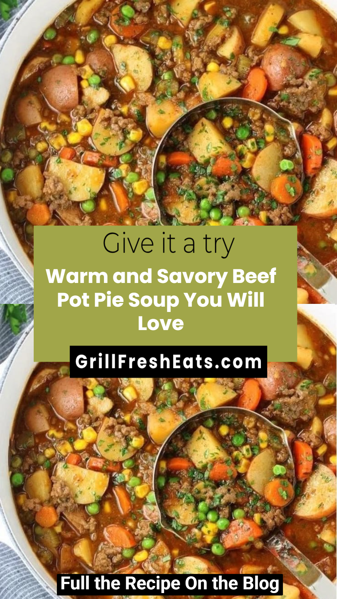 Warm and Savory Beef Pot Pie Soup You Will Love 1 Warm and Savory Beef Pot Pie Soup You Will Love