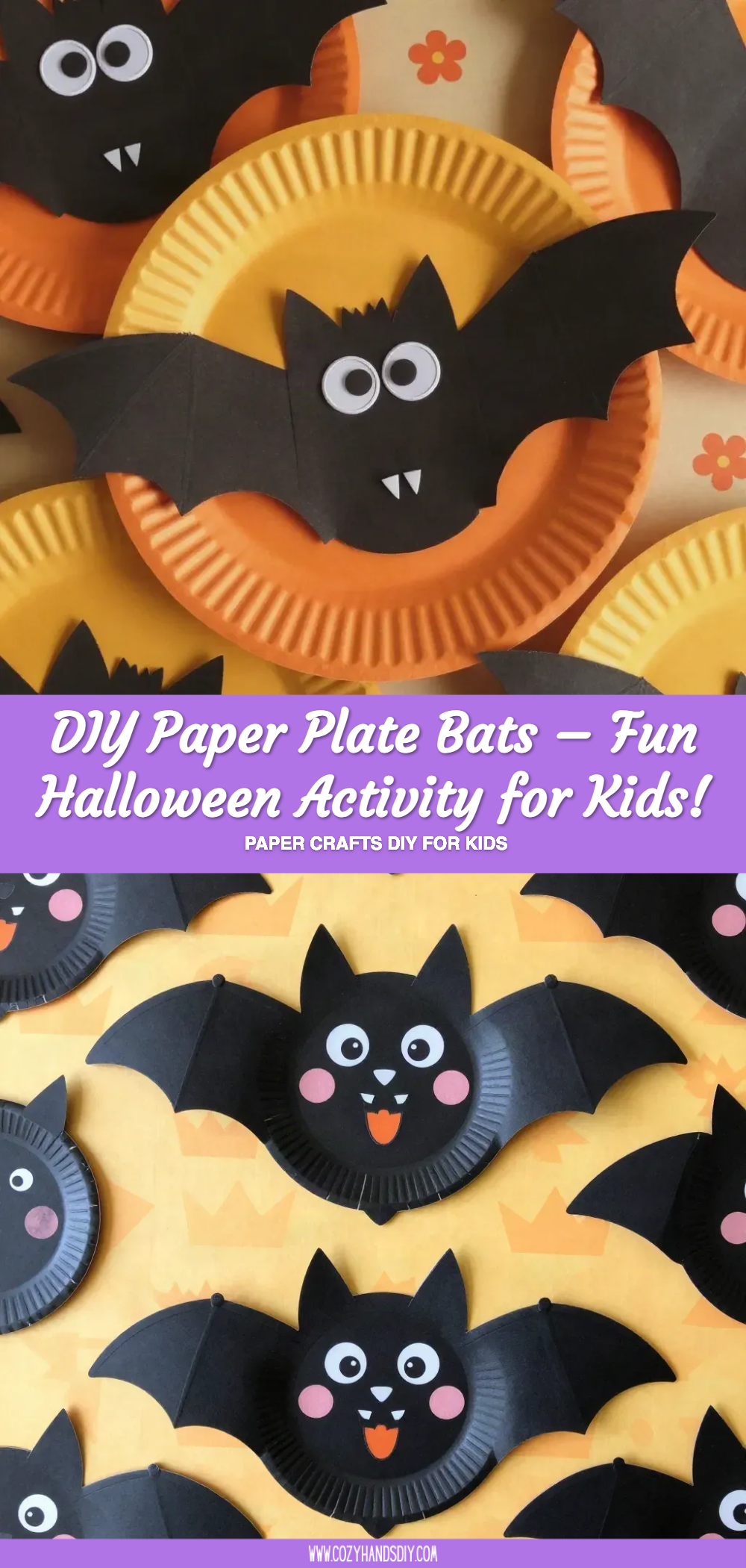 DIY Paper Plate Bats – Fun Halloween Activity for Kids!