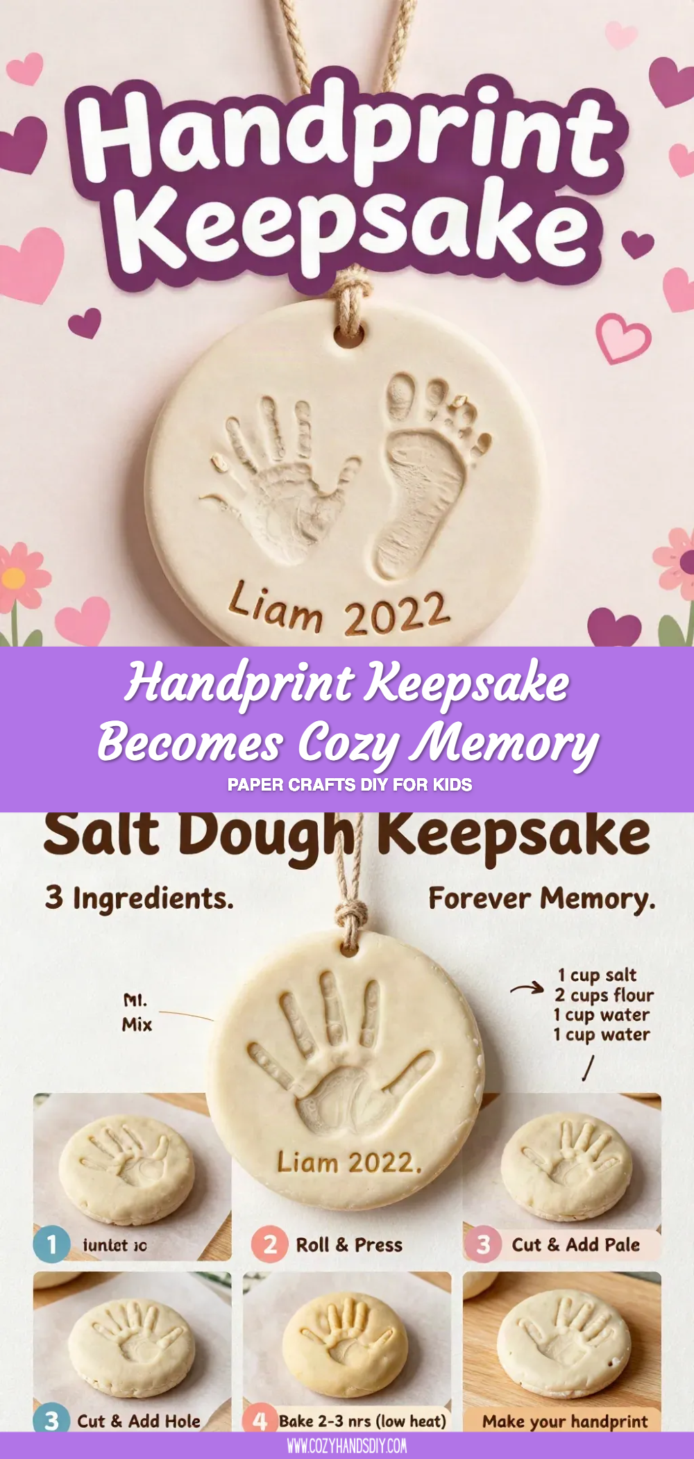 Handprint Keepsake Becomes Cozy Memory 6 Handprint Keepsake Becomes Cozy Memory