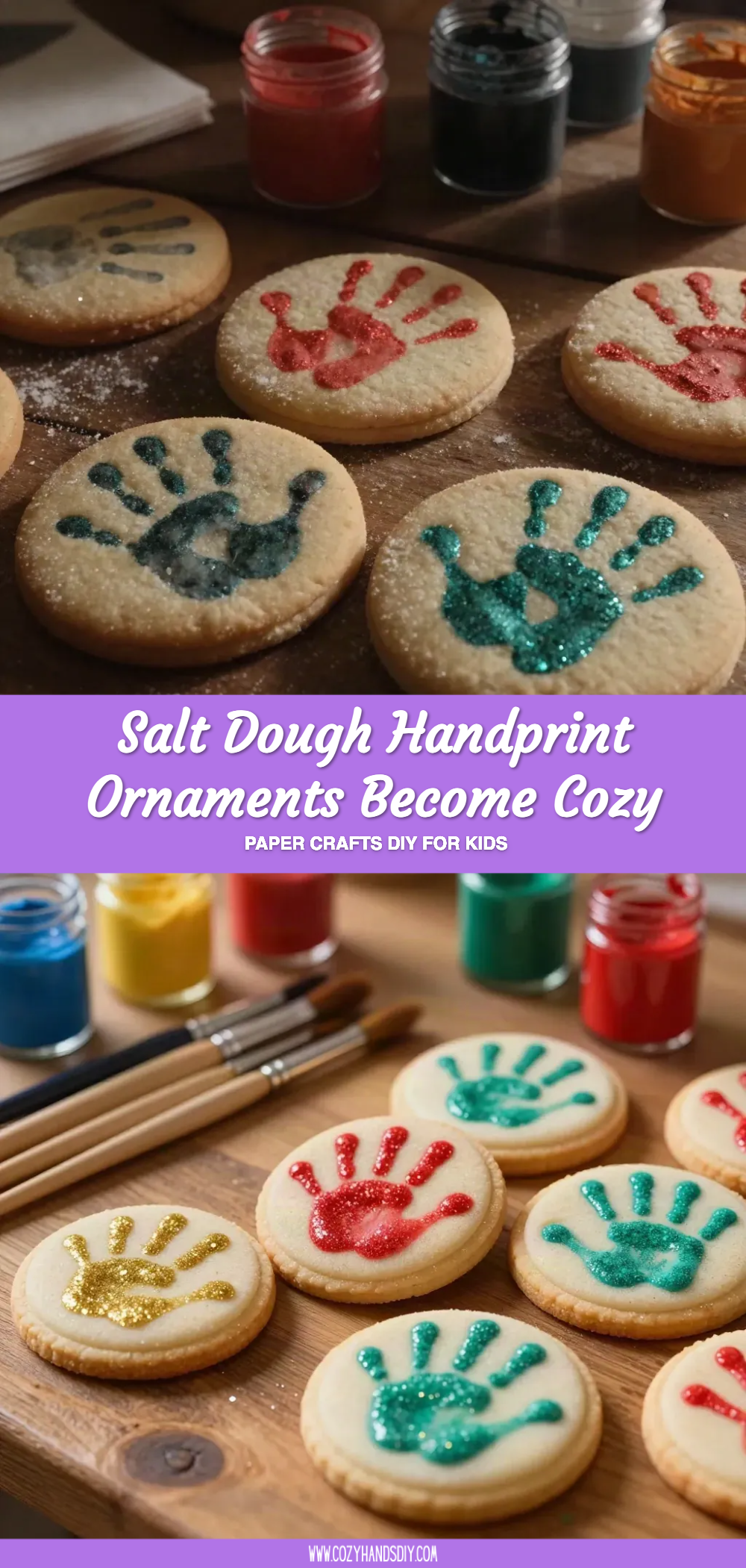 Salt Dough Handprint Ornaments Become Cozy 6 Salt Dough Handprint Ornaments Become Cozy