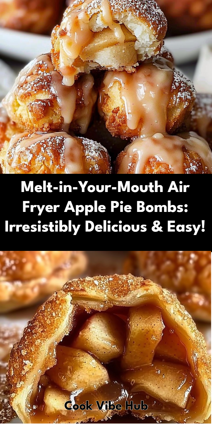 Air Fryer Apple Pie Bombs