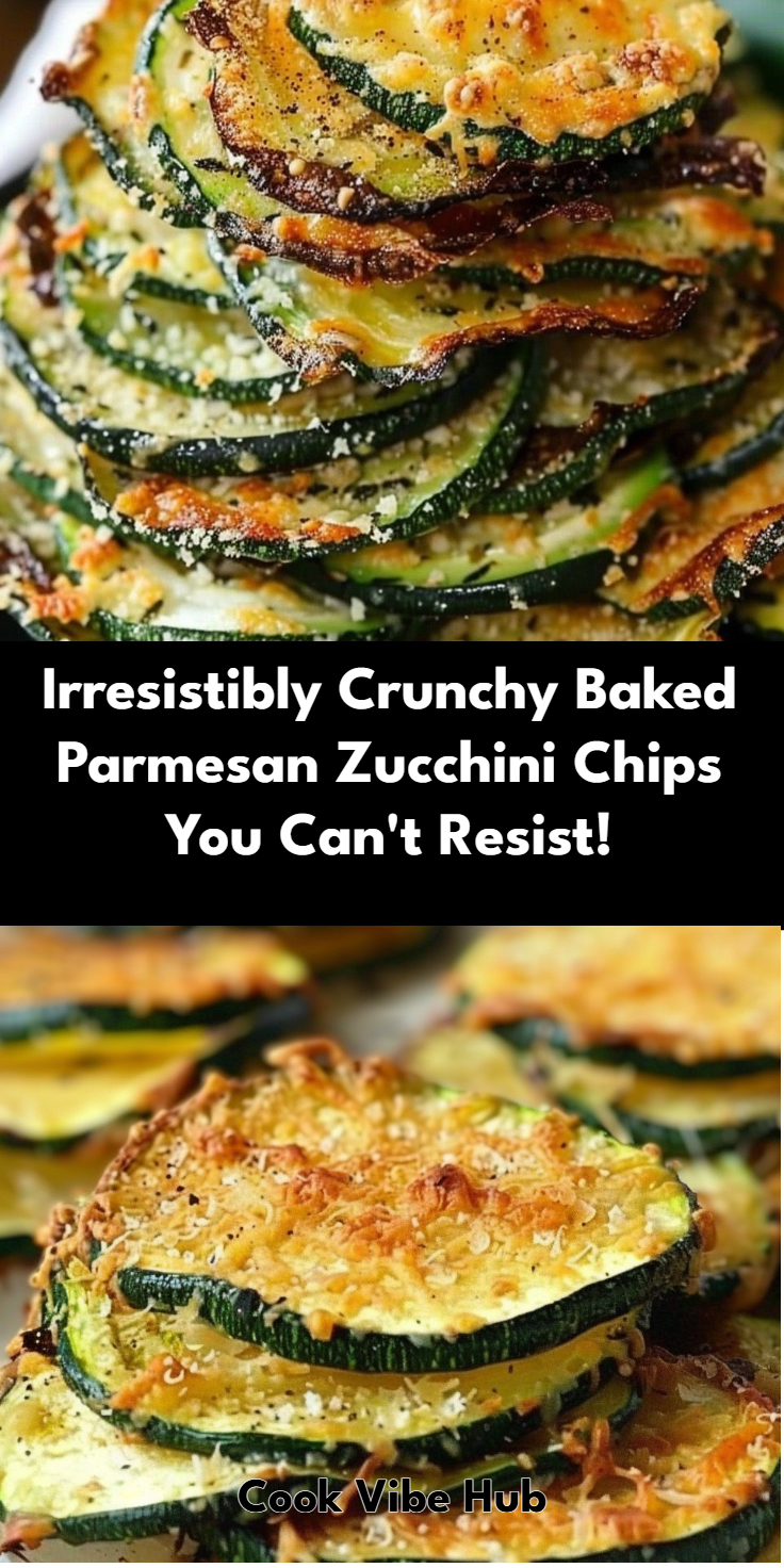 Parmesan Baked Zucchini Chips