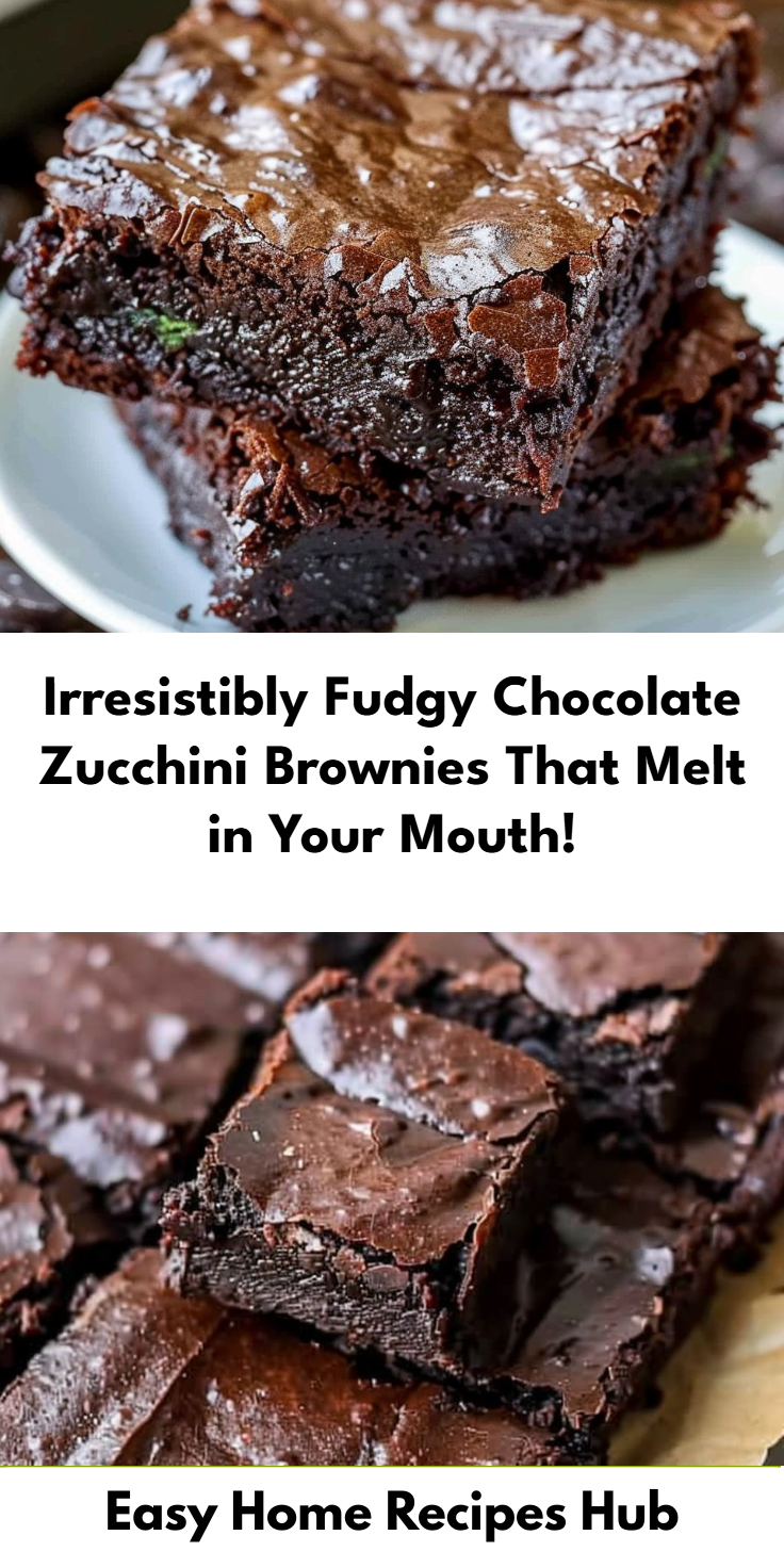 Chocolate Zucchini Brownies