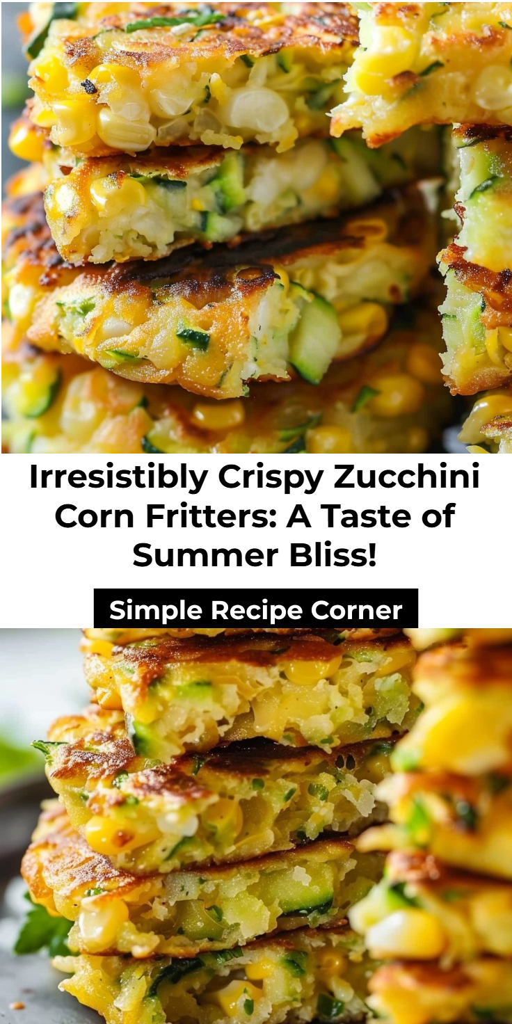 Zucchini and Corn Fritters