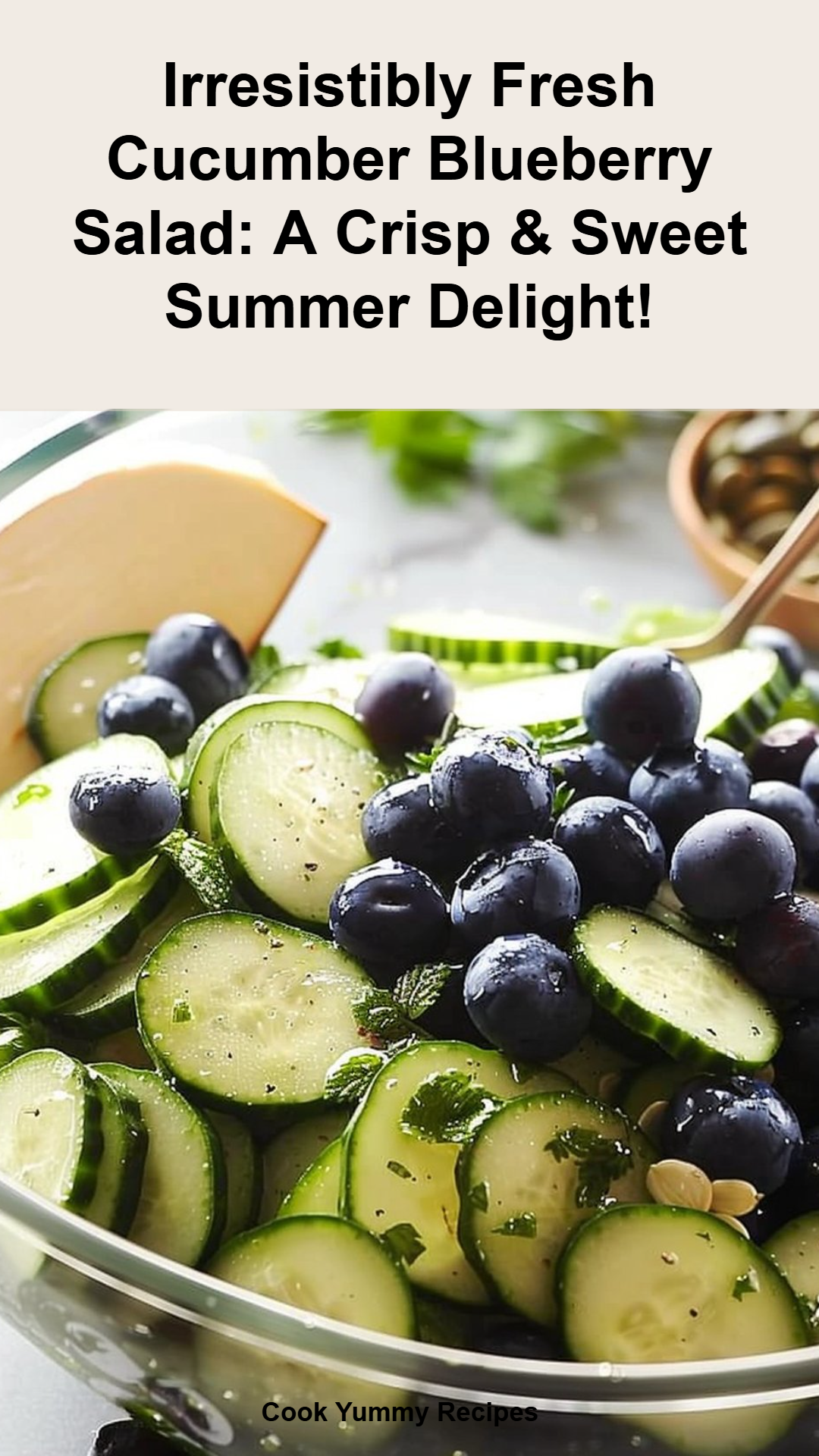 Cucumber Blueberry Salad Recipe