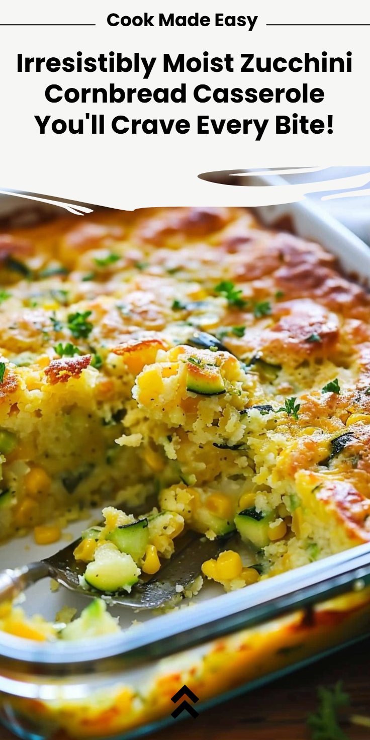 Zucchini Cornbread Casserole Recipe