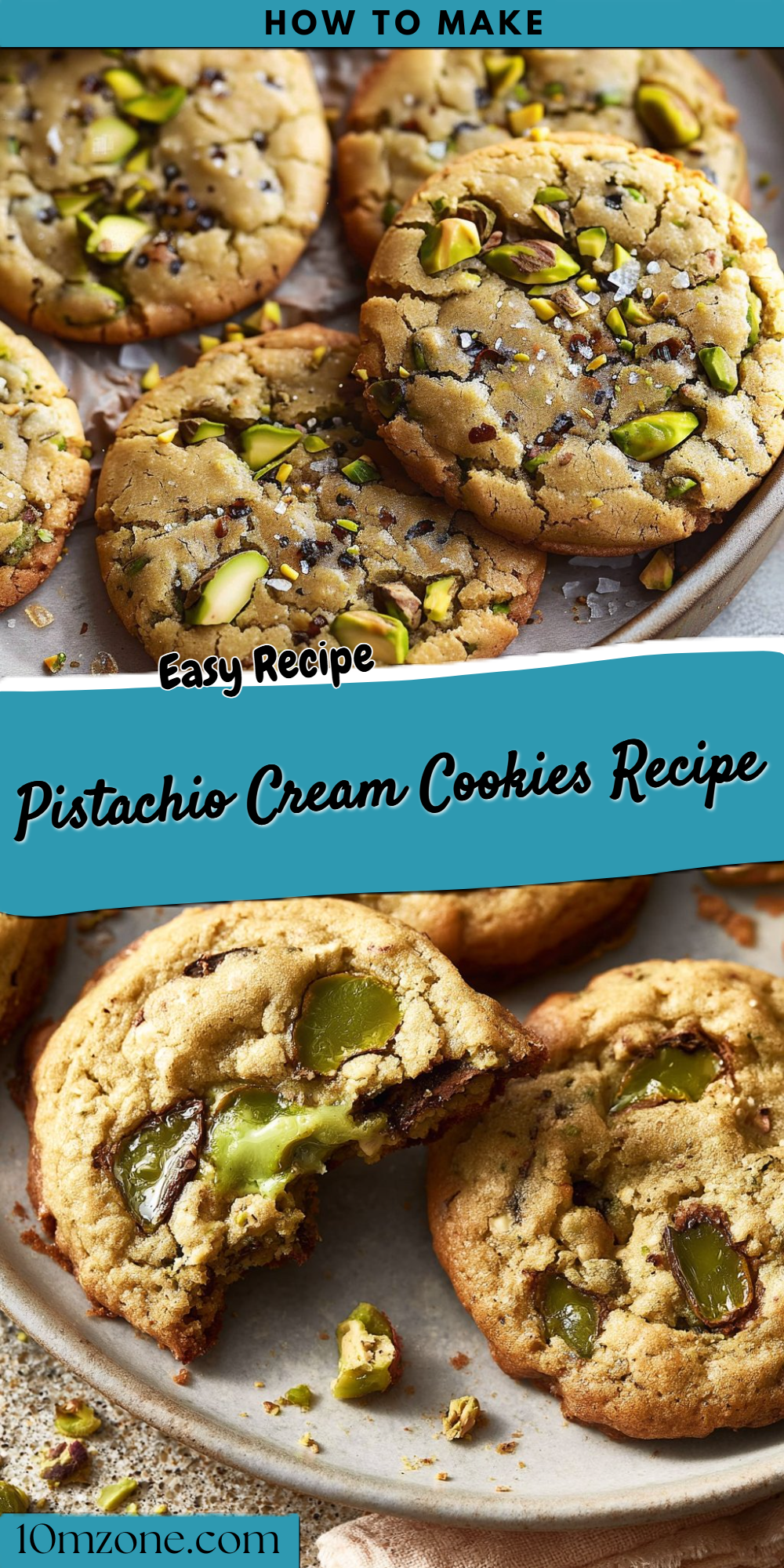 Pistachio Cream Cookies Recipe