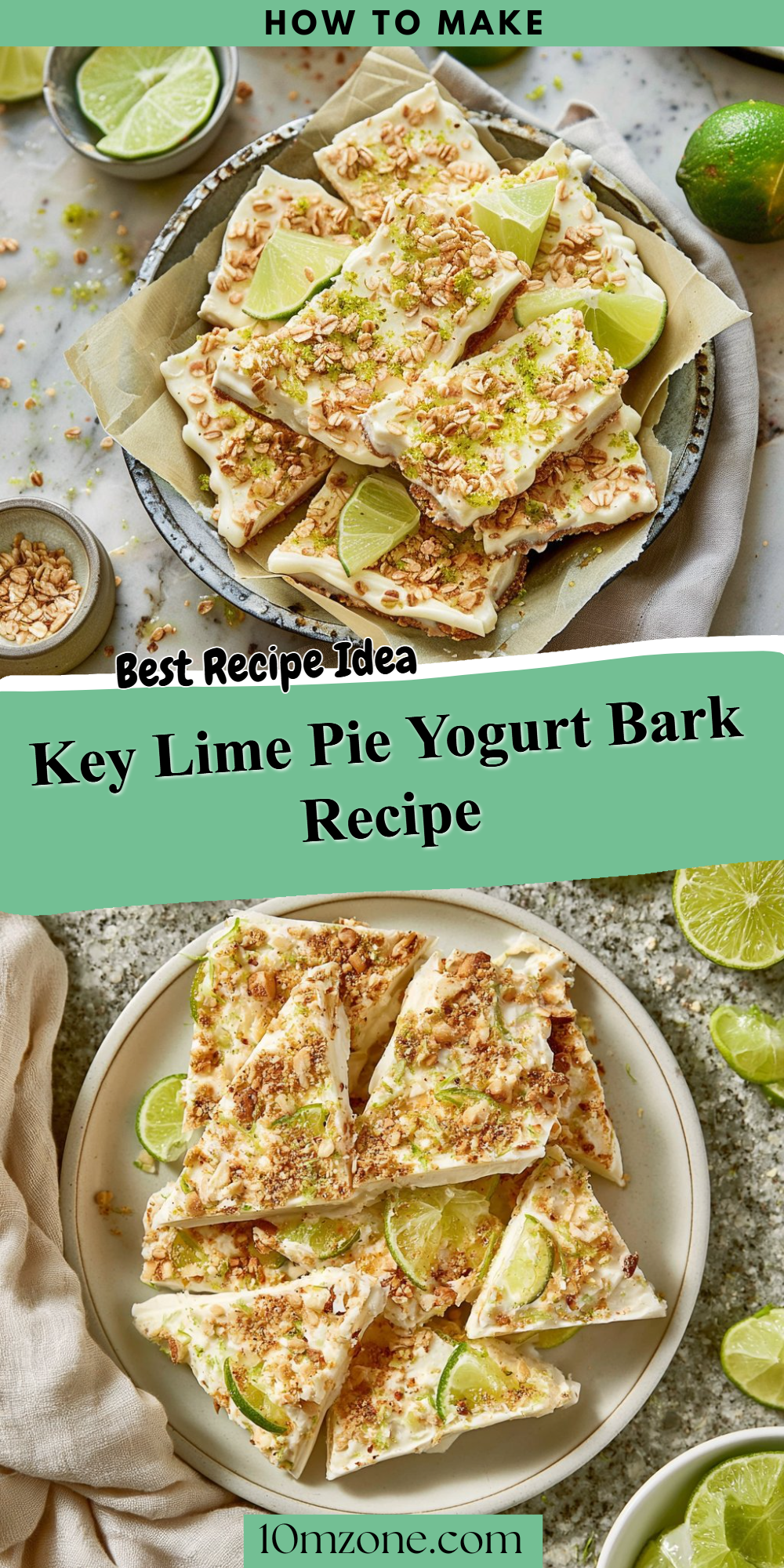 Key Lime Pie Yogurt Bark Recipe