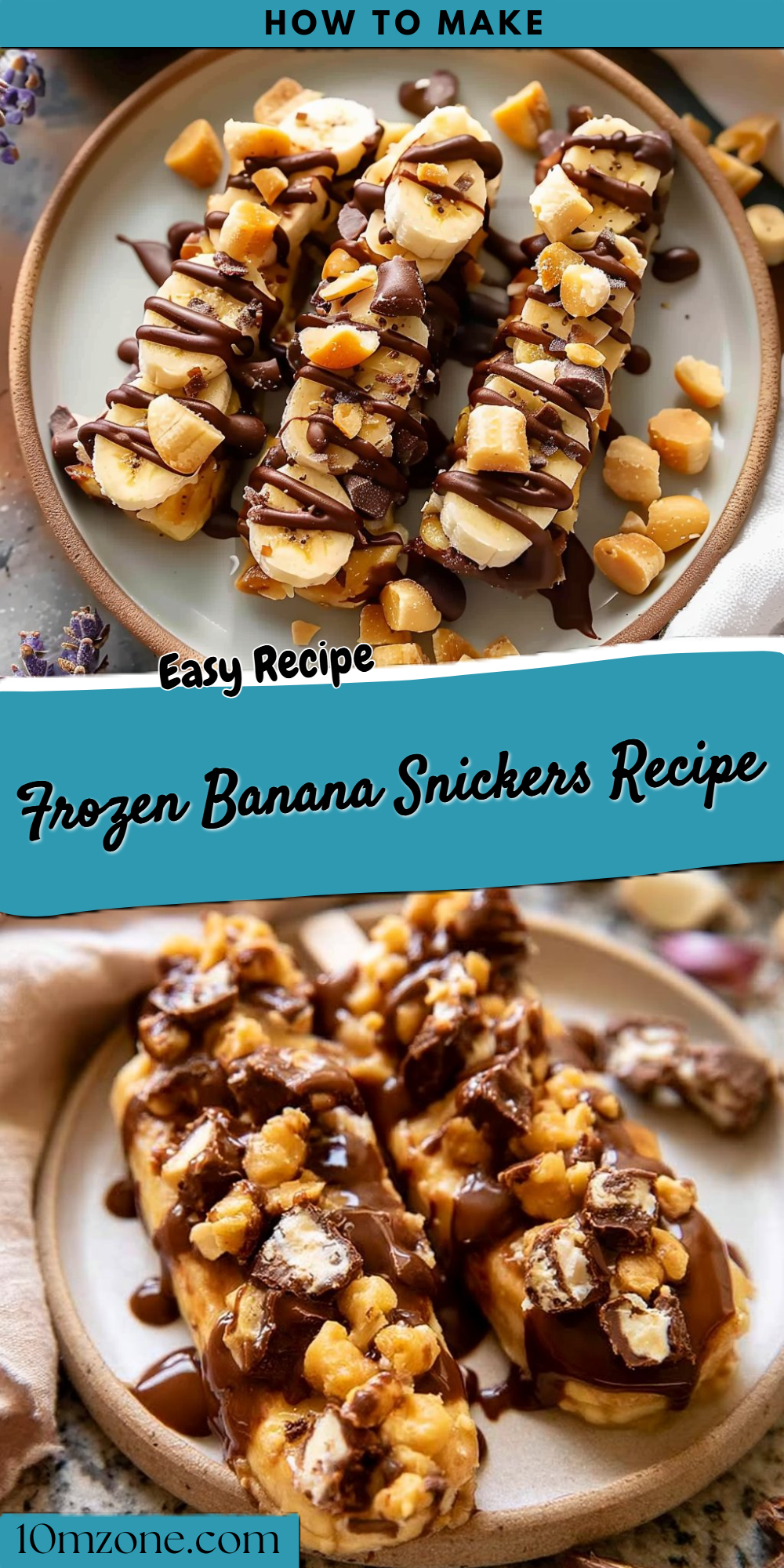 Frozen Banana Snickers Recipe