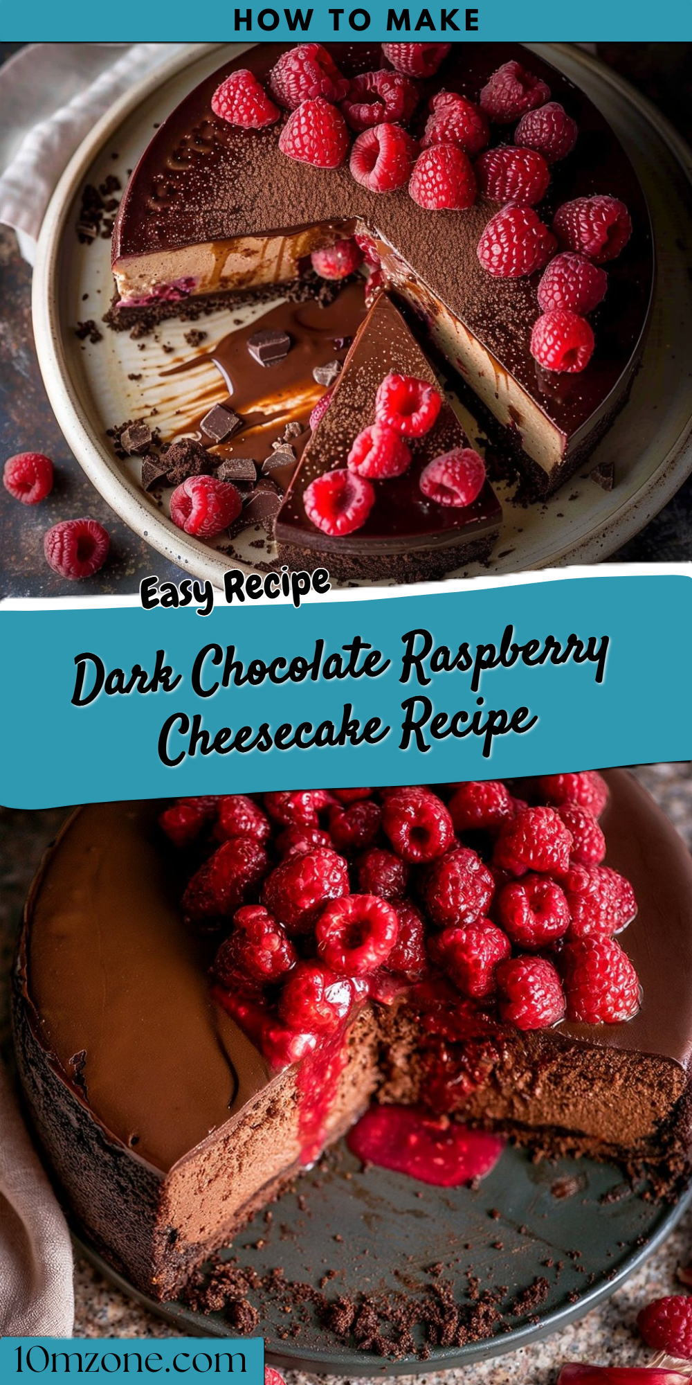 Dark Chocolate Raspberry Cheesecake Recipe